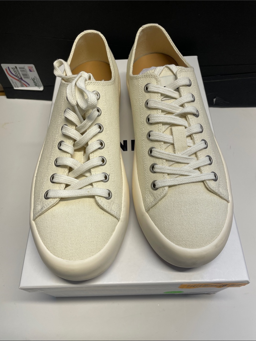 Vulca Canvas Sneakers in Off-White - Picture 5 of 8